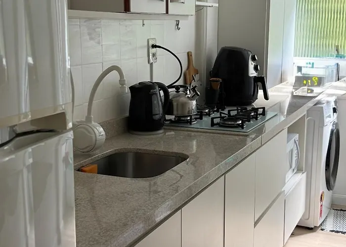Modern&great Location With Parking Space In J Lindóia Apartamento *